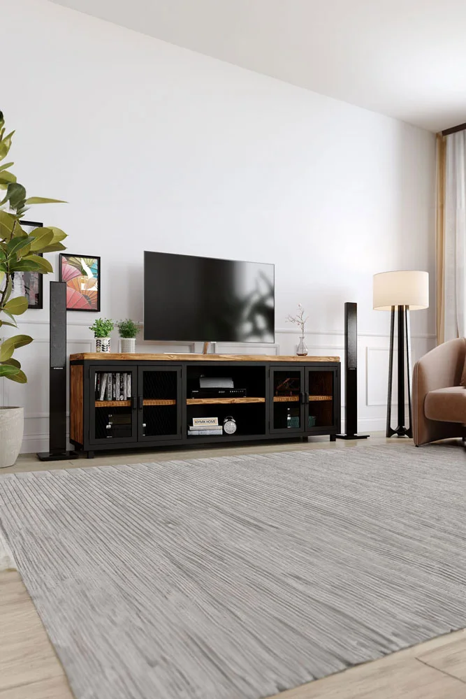 Begonya Tv Ünitesi – %100 Gerçek Ağaç, Uzun Ömürlü Kullanım, Kişiye Özel Üretim varyasyon görseli