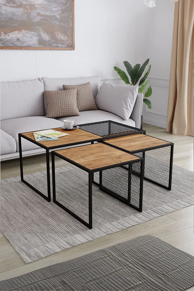 4006 Orta Sehpa – %100 Gerçek Ağaç, Uzun Ömürlü Kullanım, Kişiye Özel Üretim varyasyon görseli