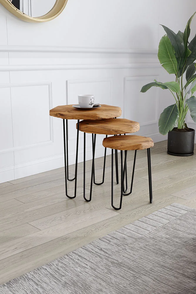 4005 Orta Sehpa – %100 Gerçek Ağaç, Uzun Ömürlü Kullanım, Kişiye Özel Üretim varyasyon görseli