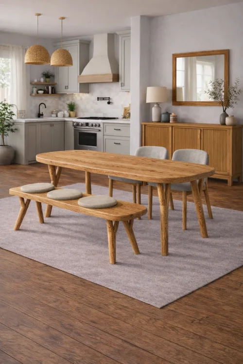 Bilgisayar, Oyuncu, Çalışma ve Makam Masası – Köknar Ağacı - Model 3