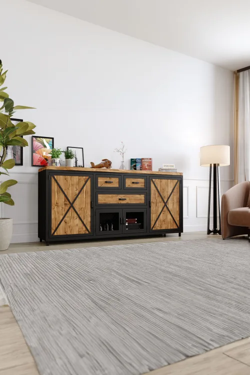 Açelya Konsol – %100 Gerçek Ağaç, Uzun Ömürlü Kullanım, Kişiye Özel Üretim