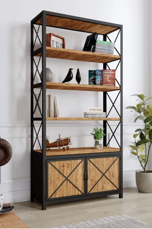 3011 Kitaplık – %100 Gerçek Ağaç, Uzun Ömürlü Kullanım, Kişiye Özel Üretim