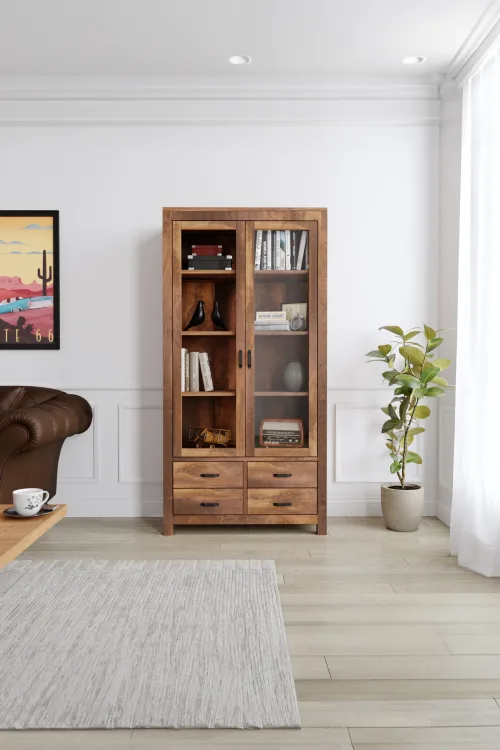3017 Kitaplık – %100 Gerçek Ağaç, Uzun Ömürlü Kullanım, Kişiye Özel Üretim