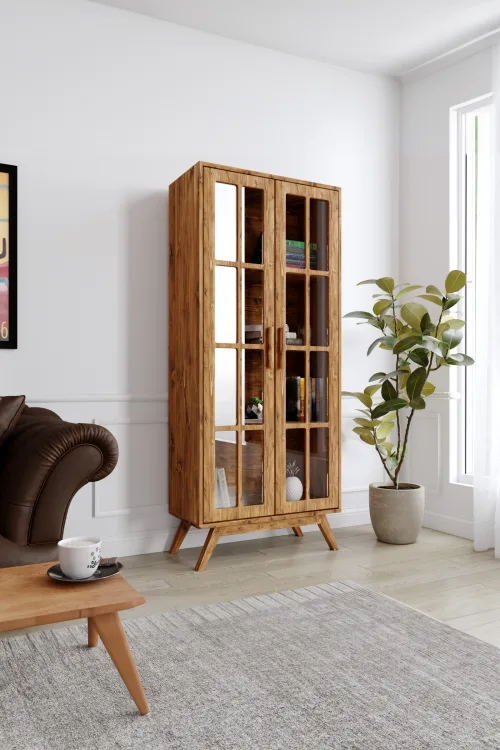 3000 - Piyan Kitaplık – %100 Gerçek Ağaç, Uzun Ömürlü Kullanım, Kişiye Özel Üretim