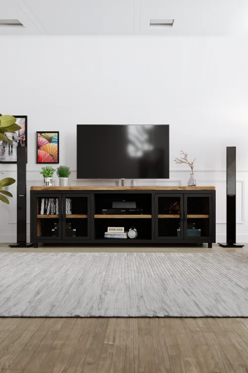 Begonya Tv Ünitesi – %100 Gerçek Ağaç, Uzun Ömürlü Kullanım, Kişiye Özel Üretim