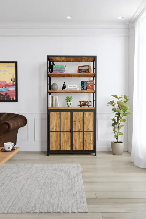 3012 Kitaplık – %100 Gerçek Ağaç, Uzun Ömürlü Kullanım, Kişiye Özel Üretim