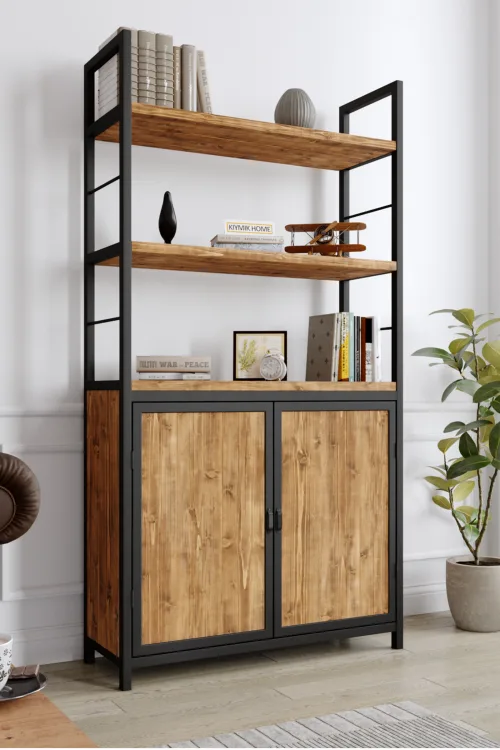 3015 Kitaplık – %100 Gerçek Ağaç, Uzun Ömürlü Kullanım, Kişiye Özel Üretim