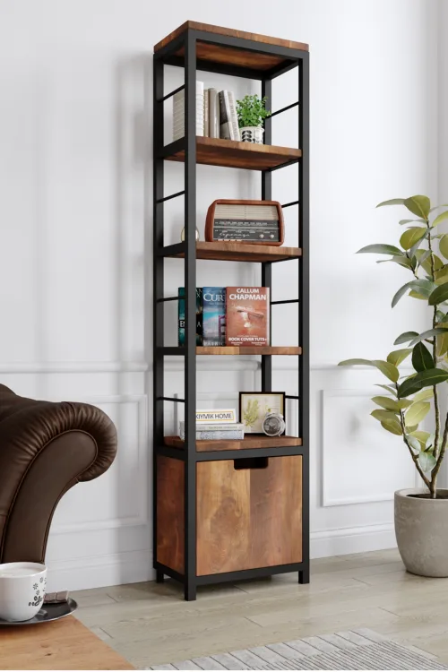 3021 Kitaplık – %100 Gerçek Ağaç, Uzun Ömürlü Kullanım, Kişiye Özel Üretim