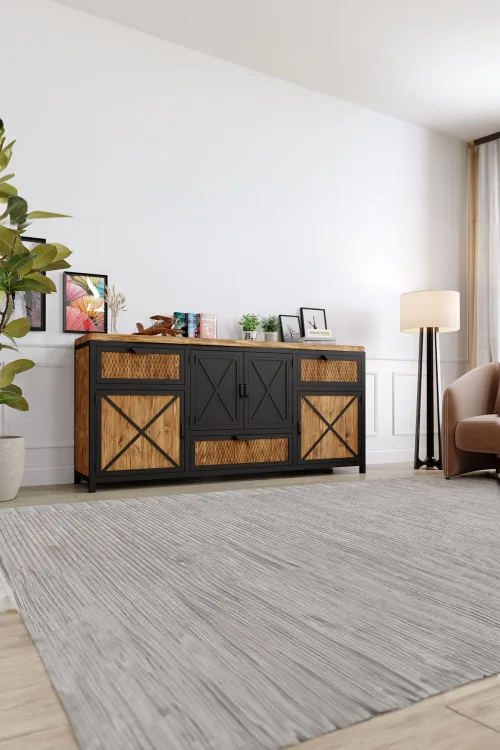 Nergis Konsol – %100 Gerçek Ağaç, Uzun Ömürlü Kullanım, Kişiye Özel Üretim