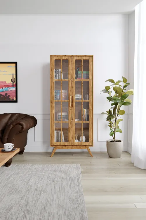 3000 - Piyan Kitaplık – %100 Gerçek Ağaç, Uzun Ömürlü Kullanım, Kişiye Özel Üretim