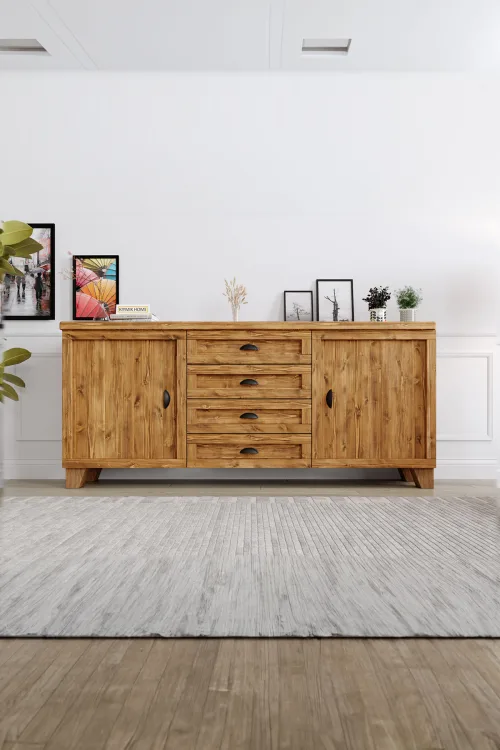 Melisa Konsol – %100 Gerçek Ağaç, Uzun Ömürlü Kullanım, Kişiye Özel Üretim