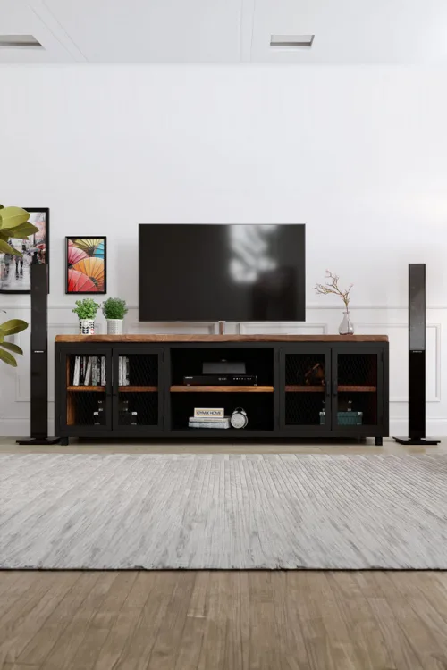 Begonya Tv Ünitesi – %100 Gerçek Ağaç, Uzun Ömürlü Kullanım, Kişiye Özel Üretim