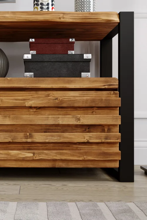 Ihlamur Tv Ünitesi – %100 Gerçek Ağaç, Uzun Ömürlü Kullanım, Kişiye Özel Üretim