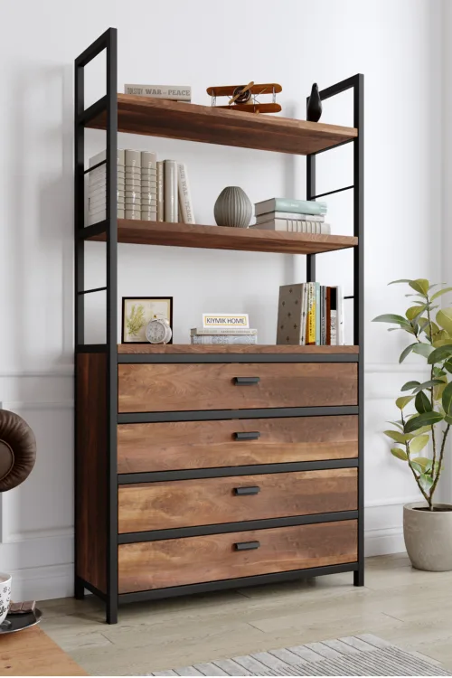 3014 Kitaplık – %100 Gerçek Ağaç, Uzun Ömürlü Kullanım, Kişiye Özel Üretim