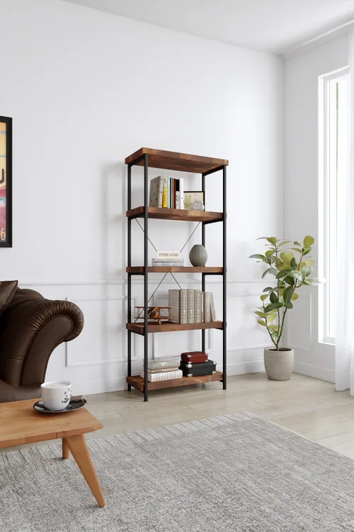 3003 Kitaplık – %100 Gerçek Ağaç, Uzun Ömürlü Kullanım, Kişiye Özel Üretim