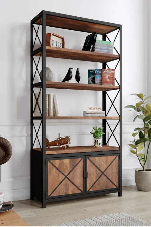 3011 Kitaplık – %100 Gerçek Ağaç, Uzun Ömürlü Kullanım, Kişiye Özel Üretim