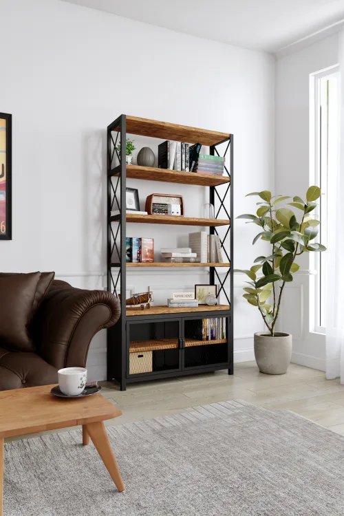 3020 Kitaplık – %100 Gerçek Ağaç, Uzun Ömürlü Kullanım, Kişiye Özel Üretim