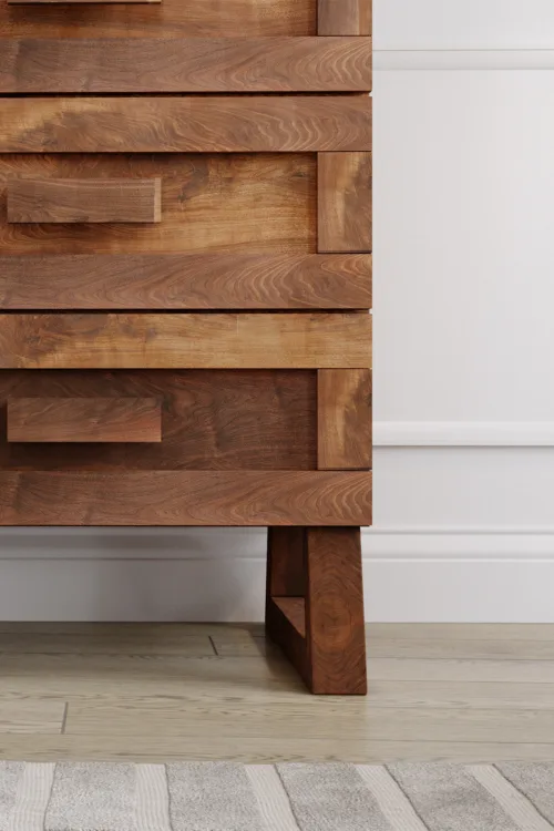 Zakkum Konsol – %100 Gerçek Ağaç, Uzun Ömürlü Kullanım, Kişiye Özel Üretim