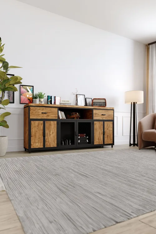 Frezya Konsol – %100 Gerçek Ağaç, Uzun Ömürlü Kullanım, Kişiye Özel Üretim