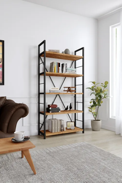 3016 Kitaplık – %100 Gerçek Ağaç, Uzun Ömürlü Kullanım, Kişiye Özel Üretim