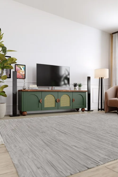 Bohem Tv Ünitesi – %100 Gerçek Ağaç, Uzun Ömürlü Kullanım, Kişiye Özel Üretim