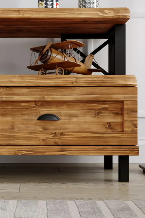 Yasemin Tv Ünitesi – %100 Gerçek Ağaç, Uzun Ömürlü Kullanım, Kişiye Özel Üretim