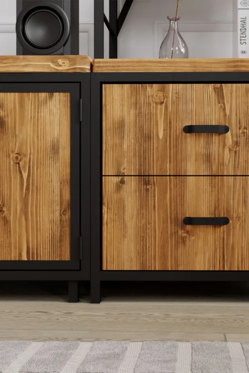 Frezya Tv Ünitesi – %100 Gerçek Ağaç, Uzun Ömürlü Kullanım, Kişiye Özel Üretim