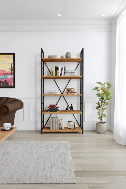 3016 Kitaplık – %100 Gerçek Ağaç, Uzun Ömürlü Kullanım, Kişiye Özel Üretim