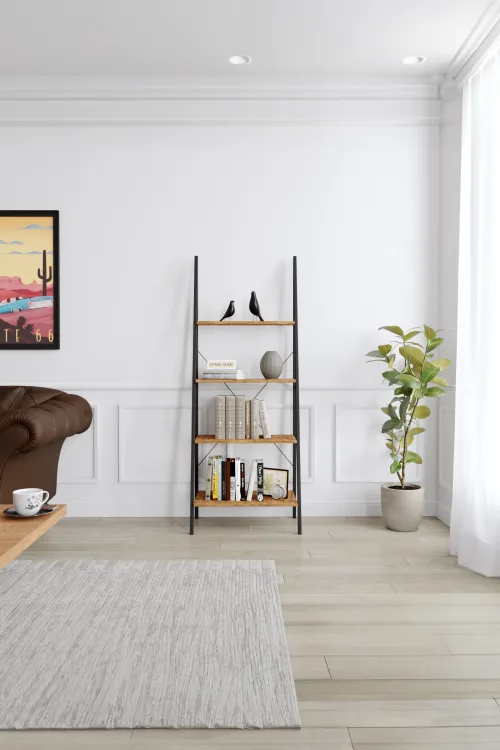 3004 Kitaplık – %100 Gerçek Ağaç, Uzun Ömürlü Kullanım, Kişiye Özel Üretim