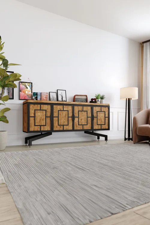 Orkide Konsol – %100 Gerçek Ağaç, Uzun Ömürlü Kullanım, Kişiye Özel Üretim