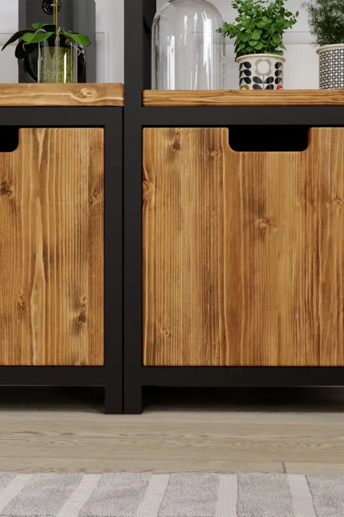 Lotus Tv Ünitesi – %100 Gerçek Ağaç, Uzun Ömürlü Kullanım, Kişiye Özel Üretim