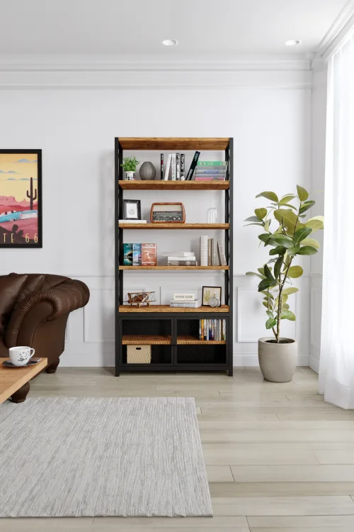 3020 Kitaplık – %100 Gerçek Ağaç, Uzun Ömürlü Kullanım, Kişiye Özel Üretim
