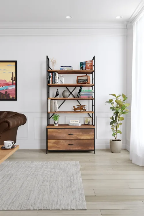 3009 Kitaplık – %100 Gerçek Ağaç, Uzun Ömürlü Kullanım, Kişiye Özel Üretim